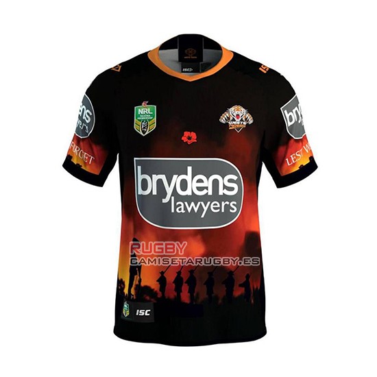 Camiseta Wests Tigers Rugby 2018 Commemorative